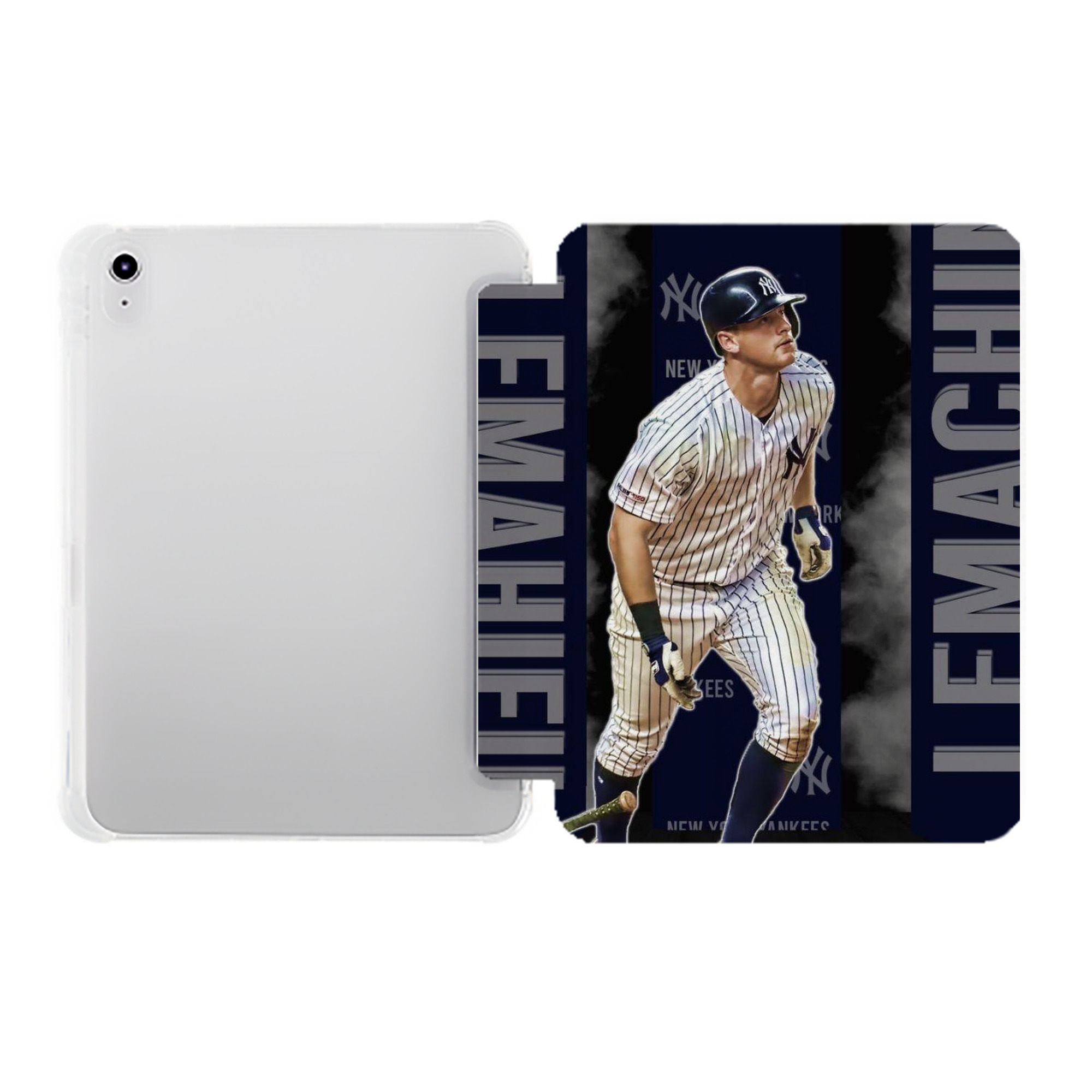 DJ Lemahieu 7 Premium Tri-Fold PU Leather & Silicone IPad Case With Pencil Slot – Fits 9.5,10.5,10.9 – Adjustable Stand, Slim, Protective